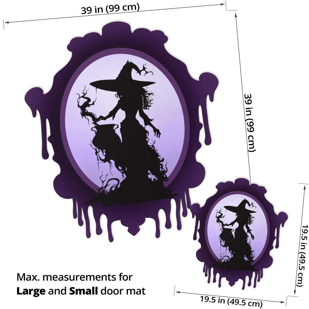 Witch Gothic Doormat Halloween Witch Door Mat-MoonChildWorld