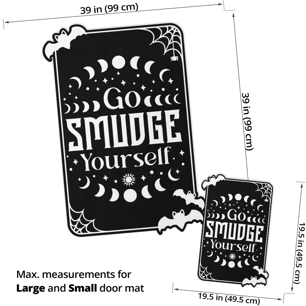 Go Smudge Yourself Witch Doormat-MoonChildWorld