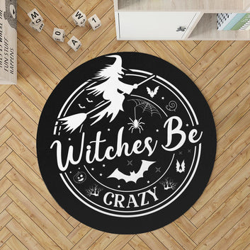 Crazy Witch Round Rug