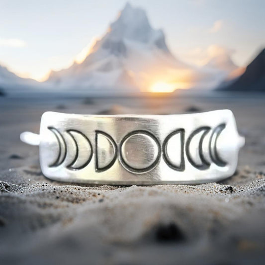 Moon Phases Ring Lunar Phase Ring Wiccan Jewelry