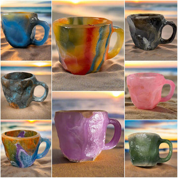 Mineral Crystal Coffee Mugs Natural Mineral Crystal Mug-MoonChildWorld