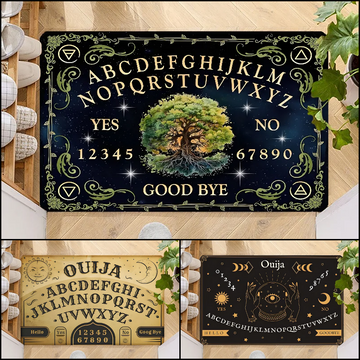 Halloween Ouija Board Door Mat Occult Decor-MoonChildWorld