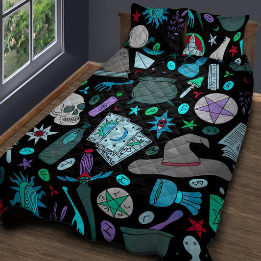 Witchcraft Quilt Bedding Set