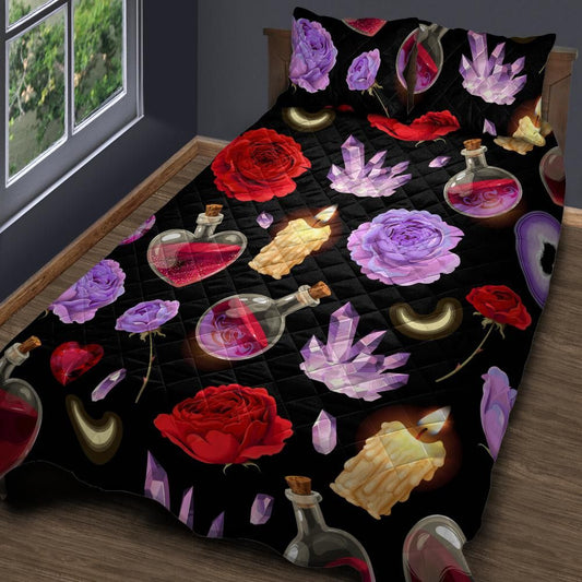 Magic Witch Quilt Bedding Set