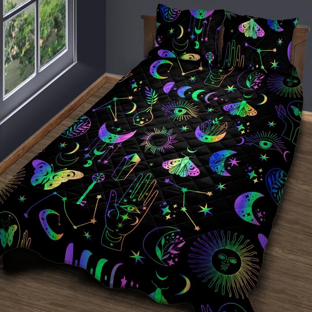 Magic things Witchy Quilt Bedding Set-MoonChildWorld