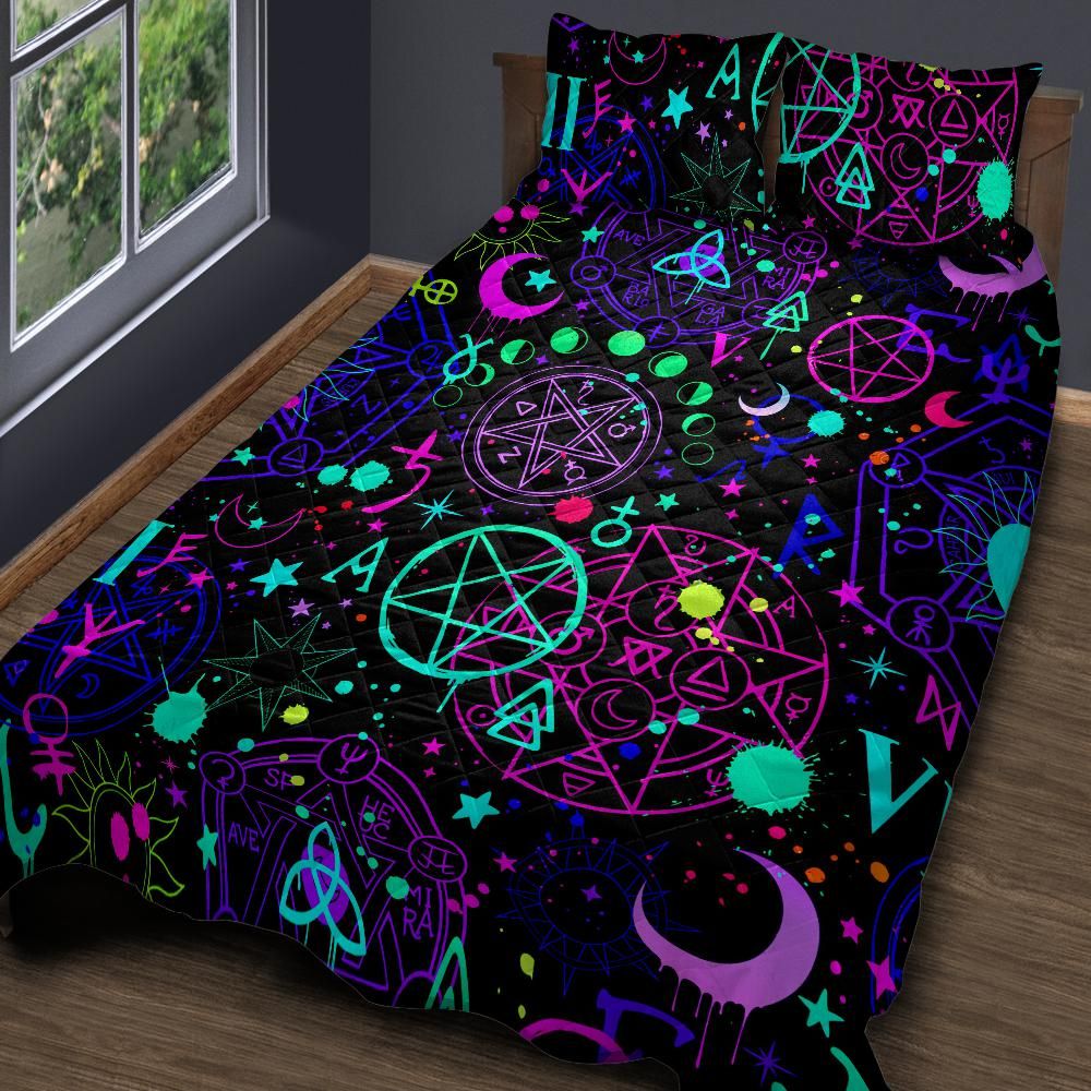 Witchcraft Quilt Bedding Set-MoonChildWorld