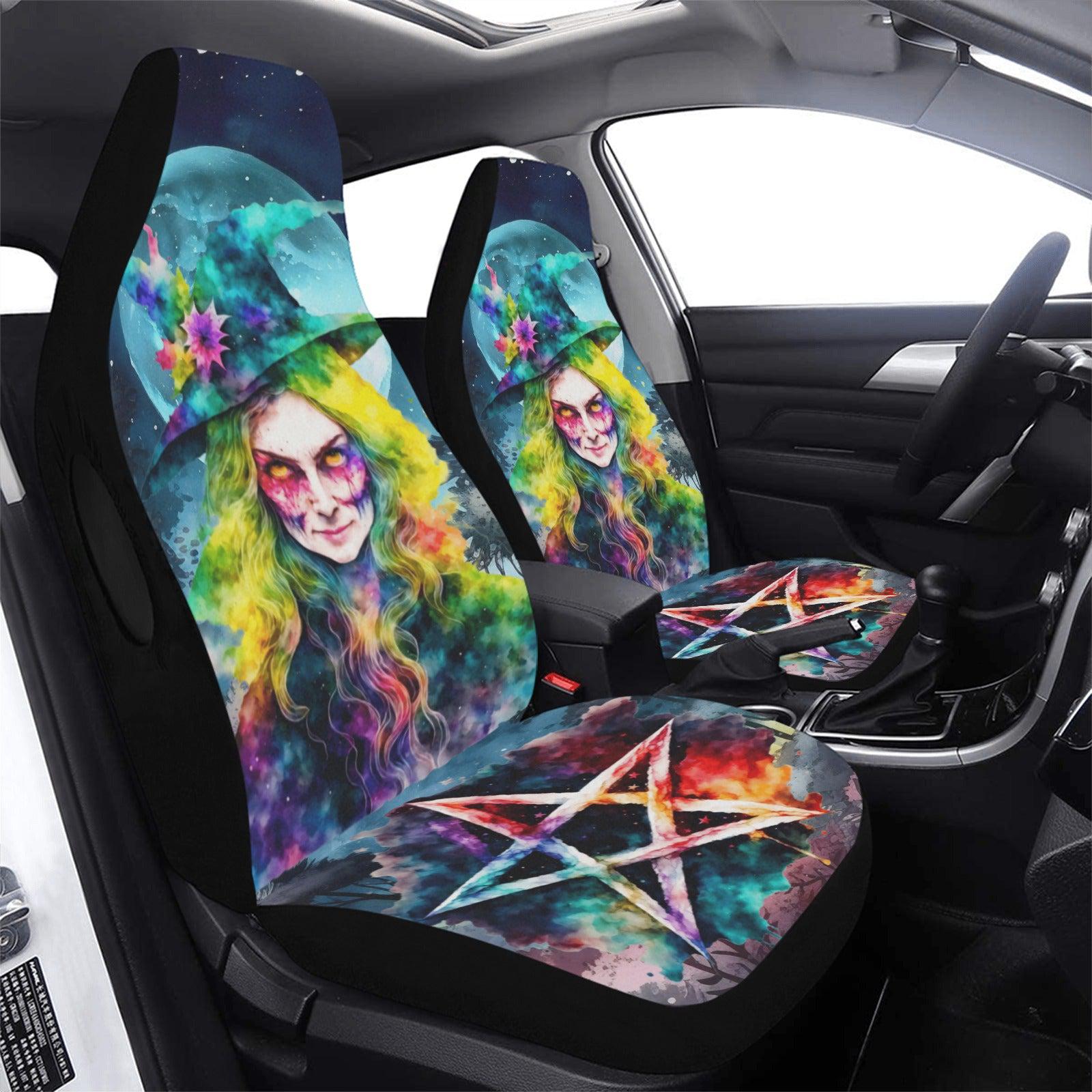 Gothic witch Car Seat Covers-MoonChildWorld