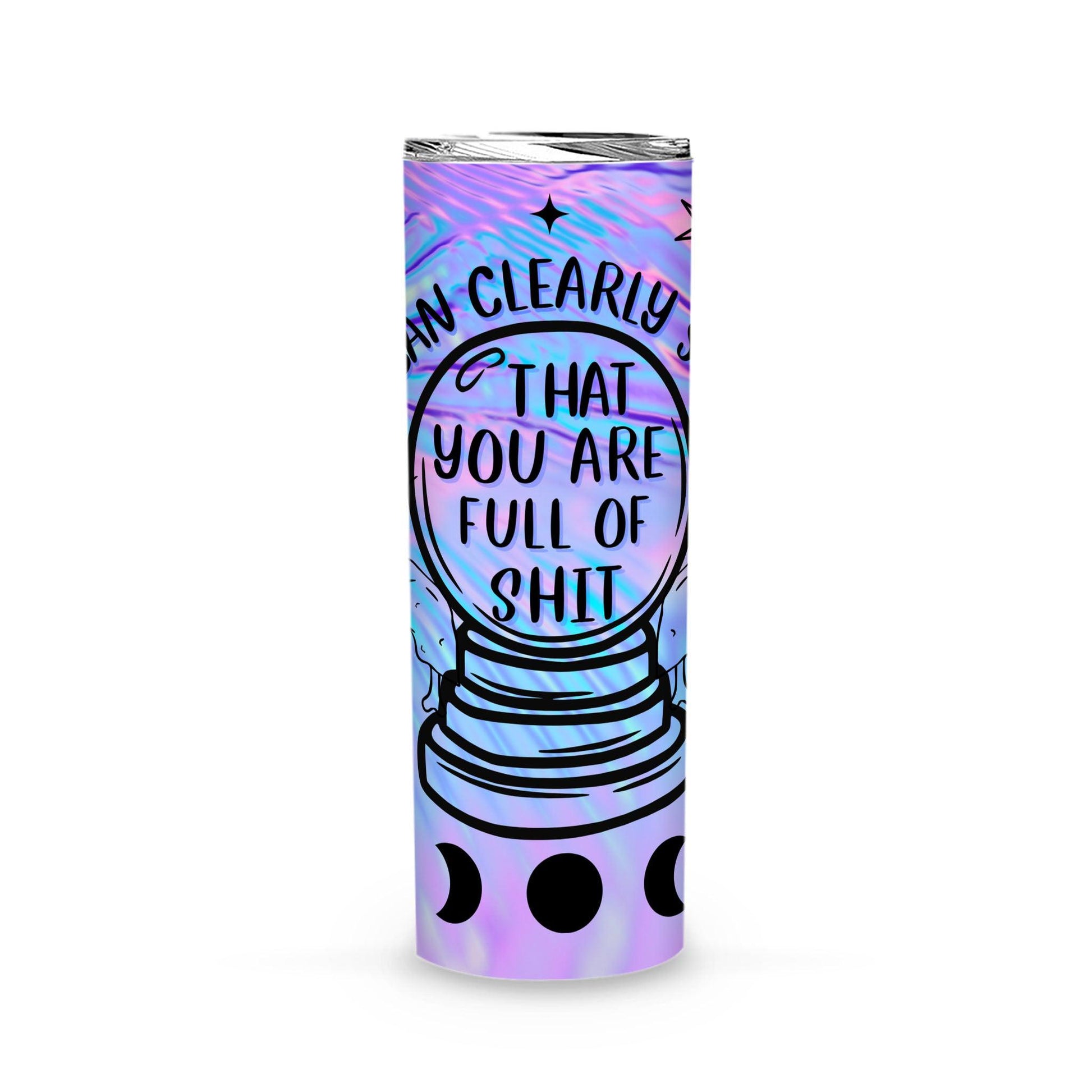 Crystal ball witch Tumbler - Witchy Tumbler-MoonChildWorld