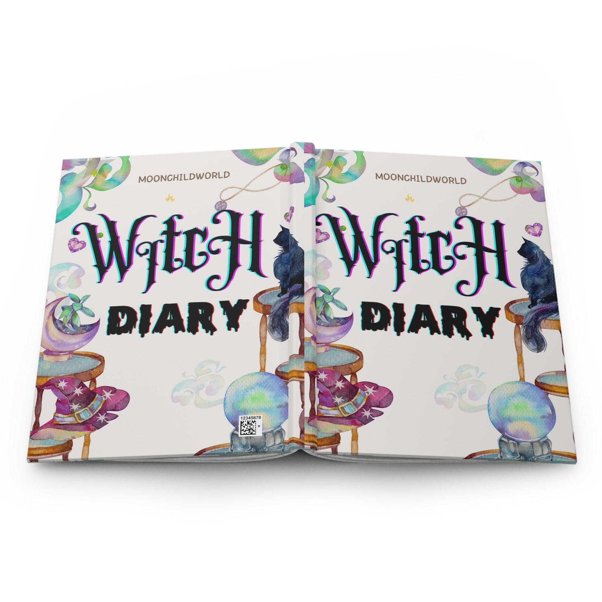 Book of spells Witch Diary Notebook-MoonChildWorld