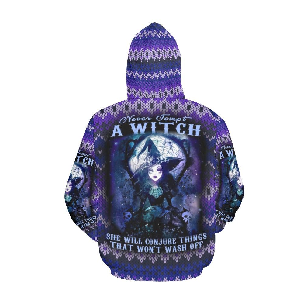 Gothic witch Christmas Hoodie-MoonChildWorld