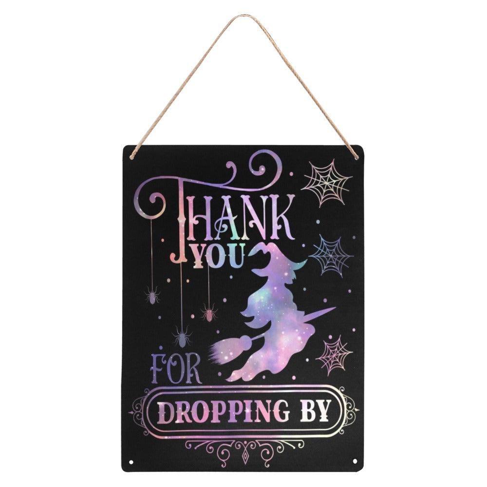 Witch halloween Metal Sign Witch Hanging Sign-MoonChildWorld