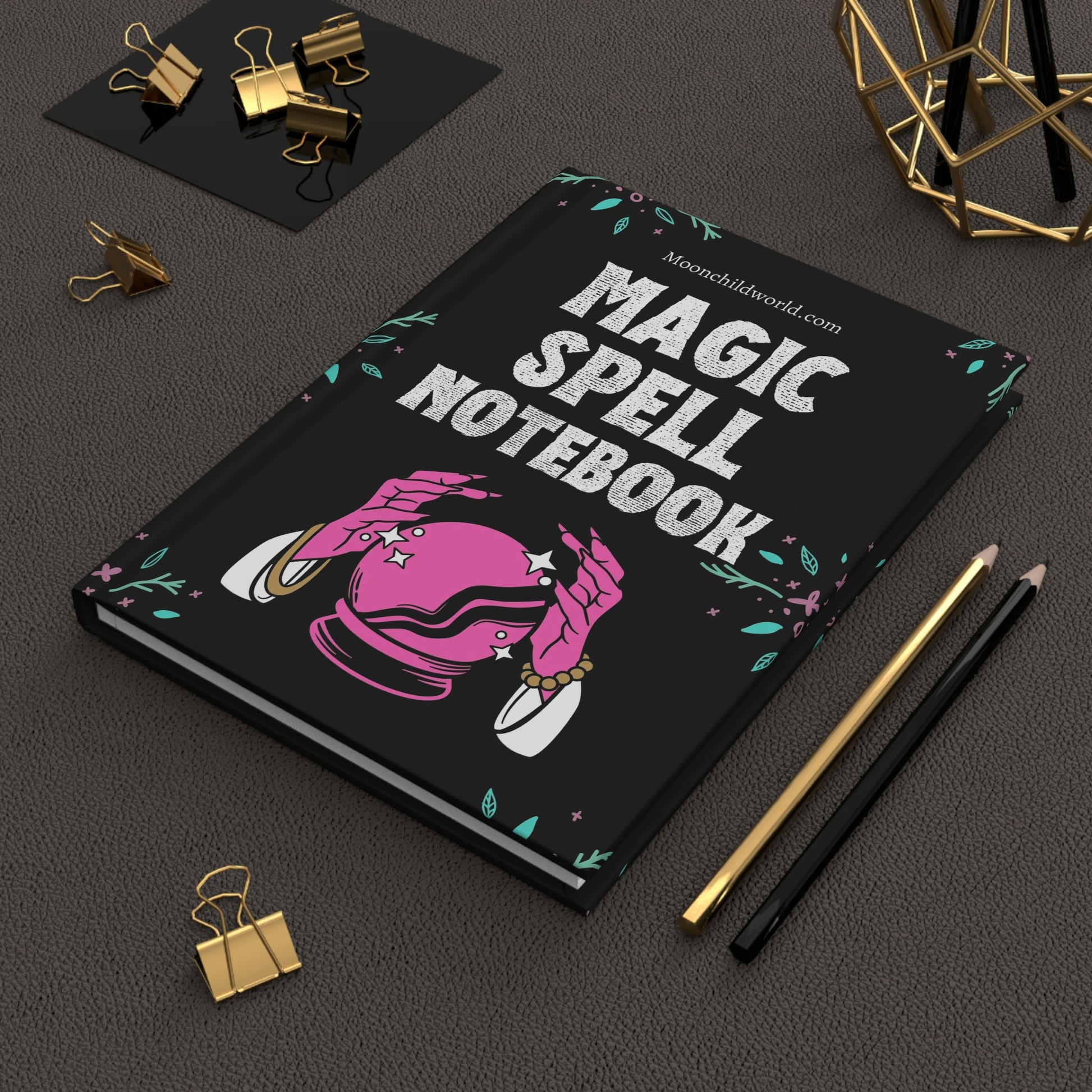Magic Spell Notebook Wicca Notebook-MoonChildWorld