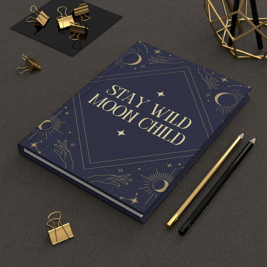 Celestial Notebook Stay wild moon child Notebook