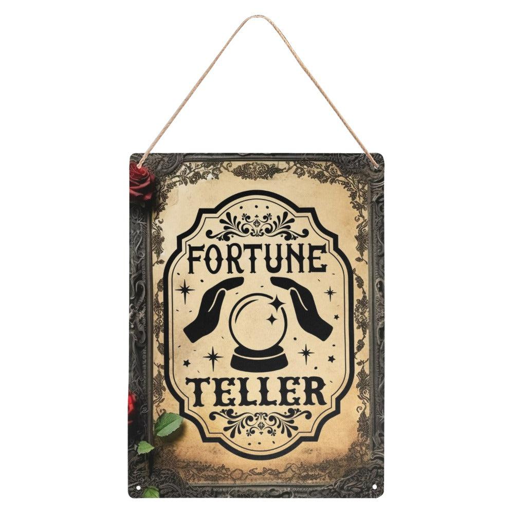 Fortune teller Witch metal sign Halloween hanging sign-MoonChildWorld