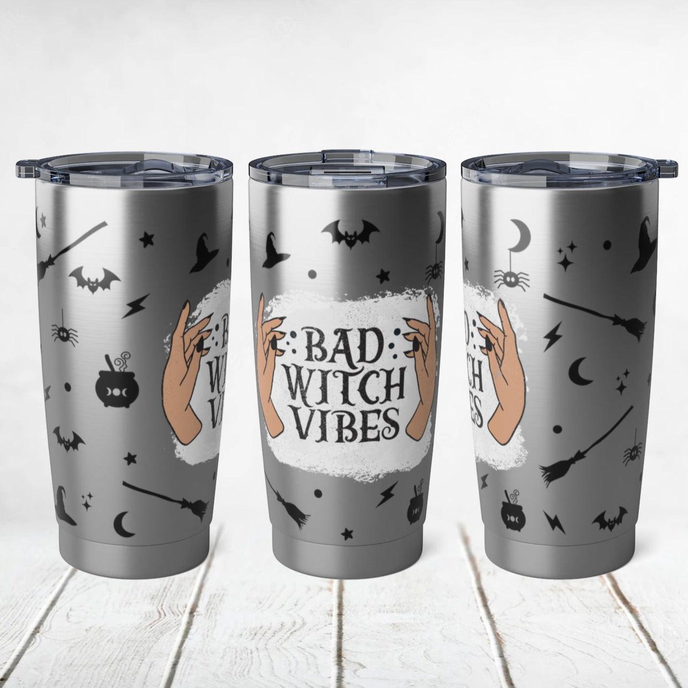 Bad witch vibes Witchy Tumbler-MoonChildWorld