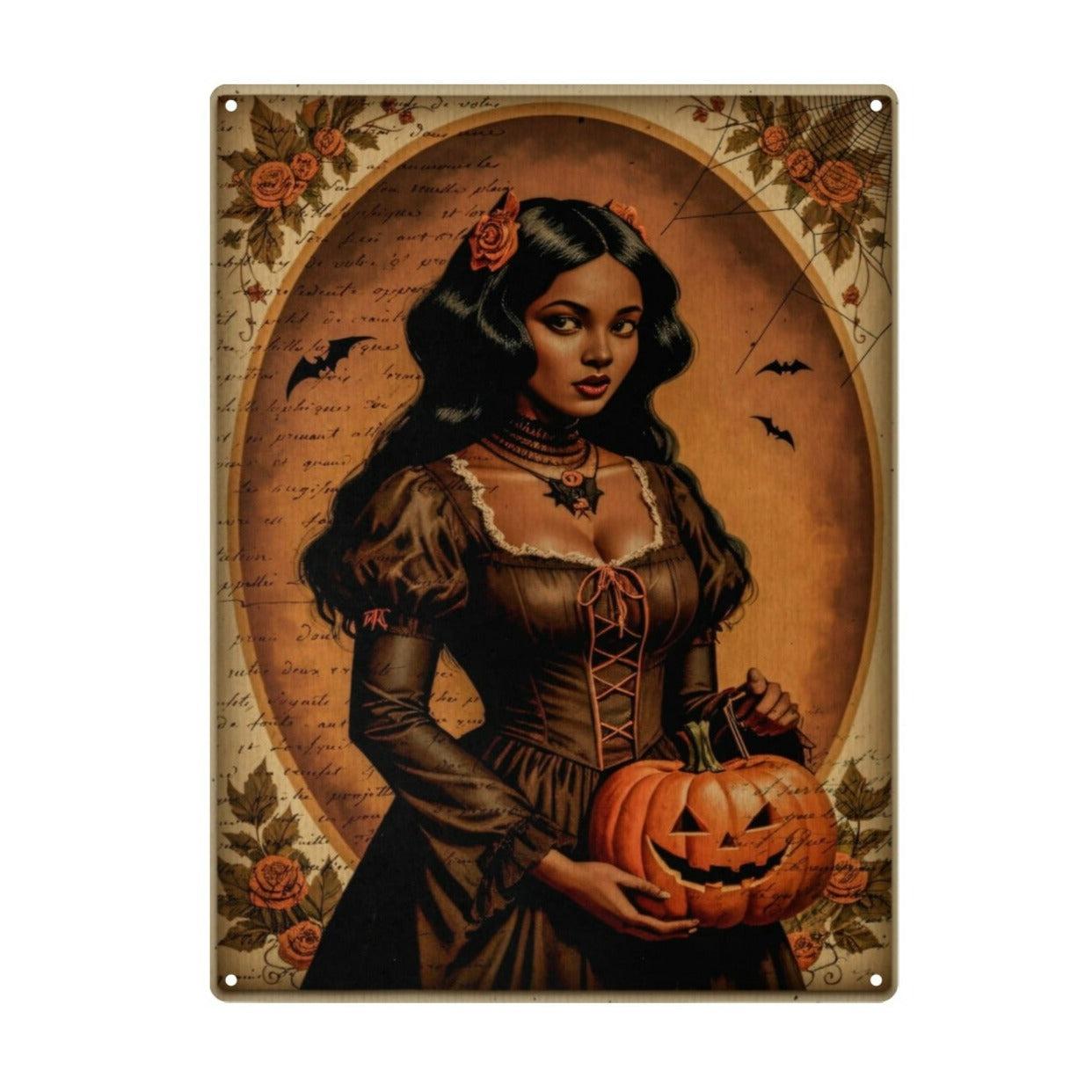 Witch Halloween Metal Signs-MoonChildWorld