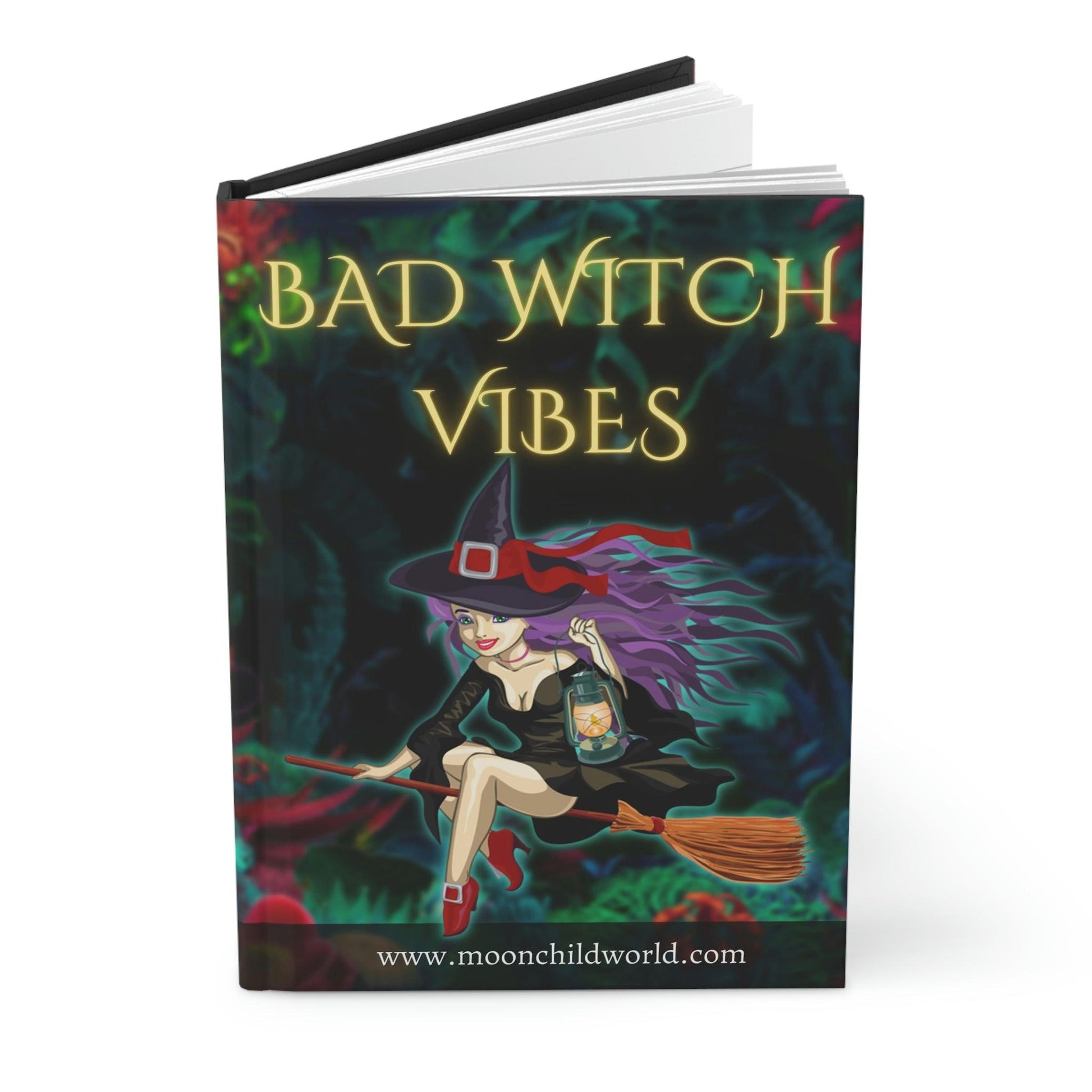 Witch Notebook Bad Witch Vibes Notebook-MoonChildWorld