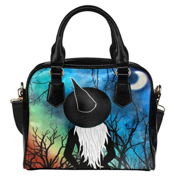Witch halloween Shoulder Handbag-MoonChildWorld