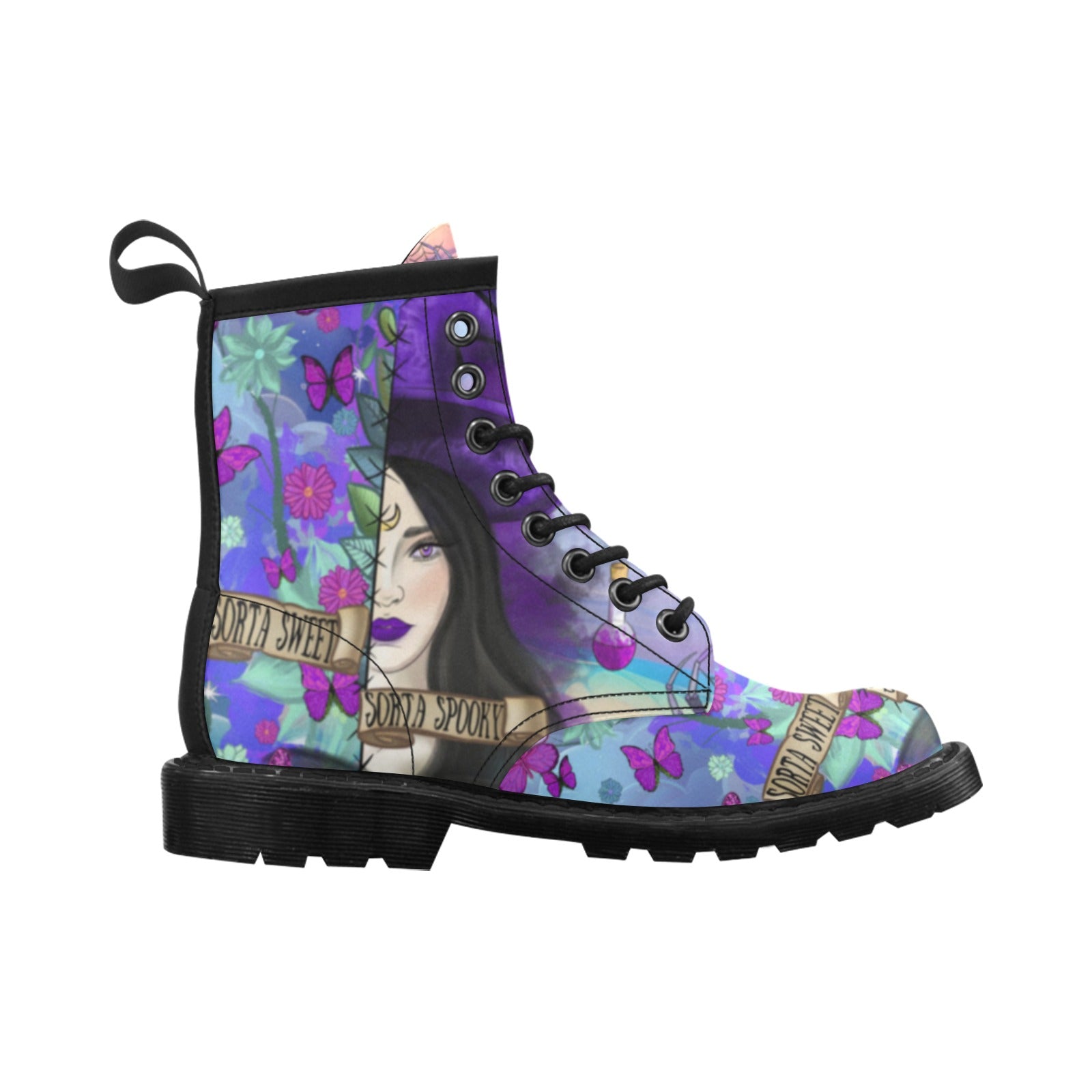 Witchy woman Witchcraft Martin Boots-MoonChildWorld