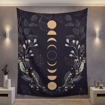 Moon phases tapestry-MoonChildWorld