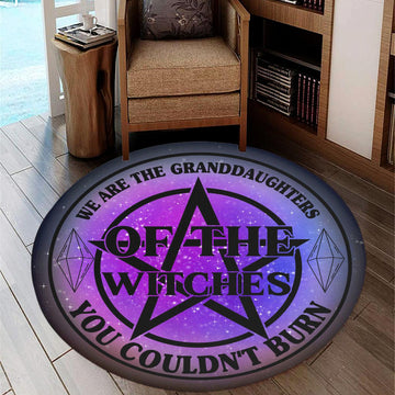 Granddaughter of The Witch Round Rug-MoonChildWorld
