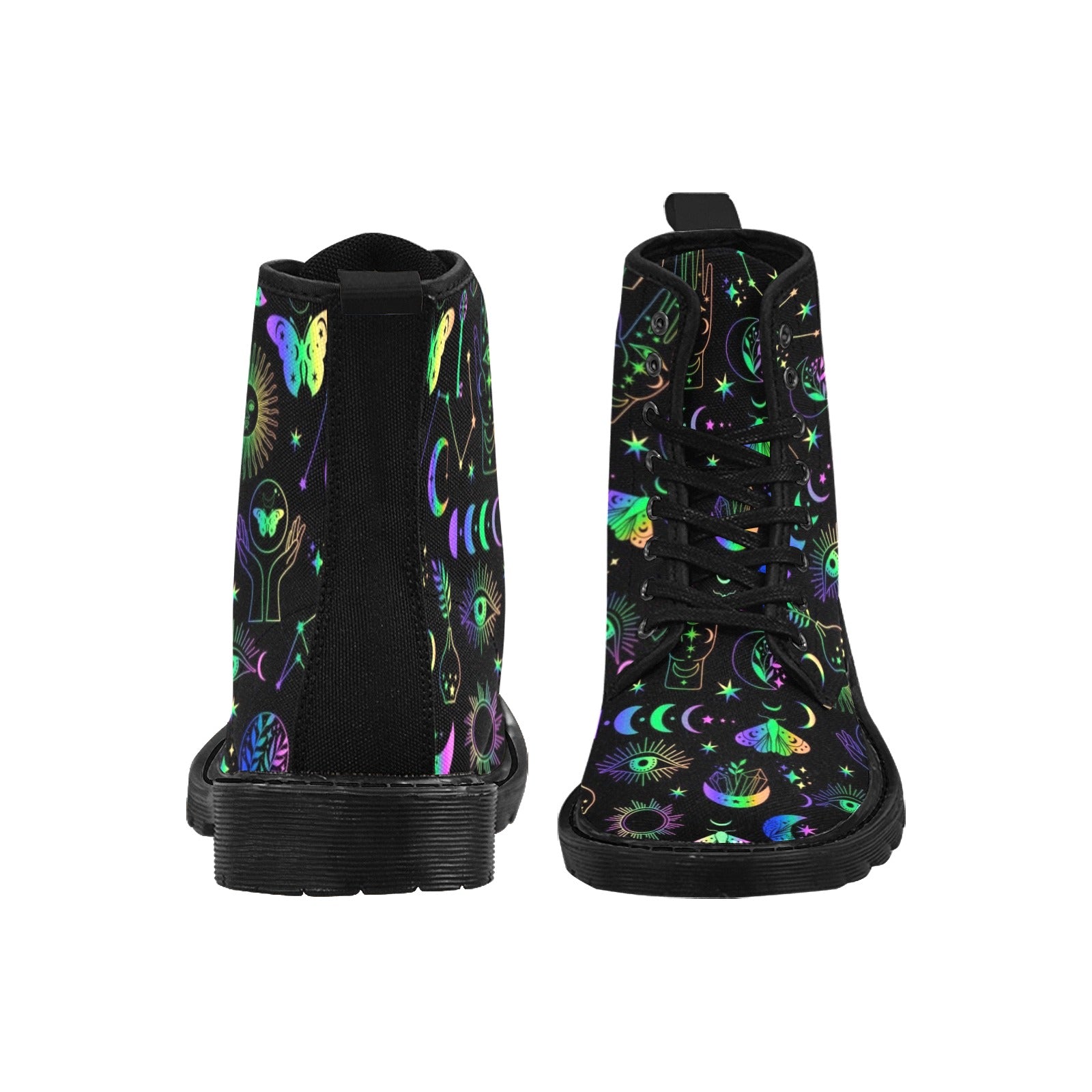 Celestial moon witchy Martin Boots-MoonChildWorld