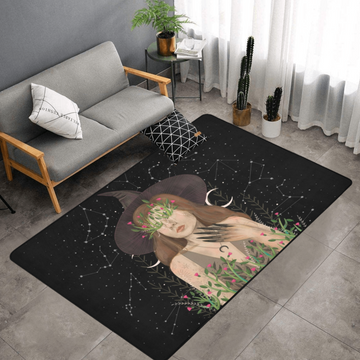 Witchy women area rug Witch rug-MoonChildWorld