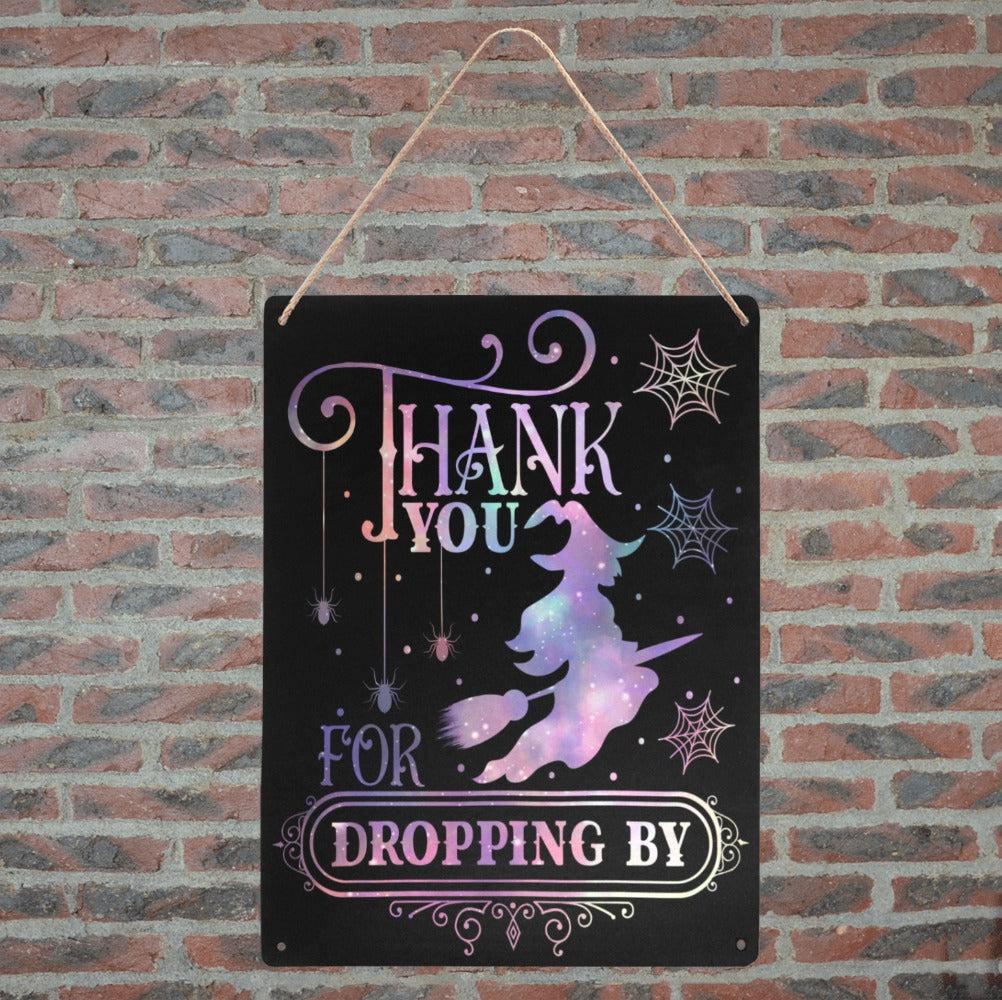 Witch halloween Metal Sign Witch Hanging Sign-MoonChildWorld