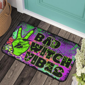 Bad witch vibes Witch Doormat-MoonChildWorld