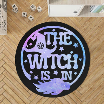 Witch Round Rug Witch Carpet-MoonChildWorld