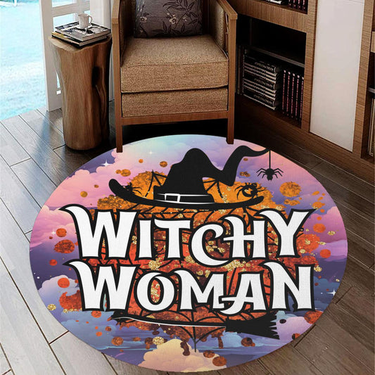 Witchy Woman Round Rug