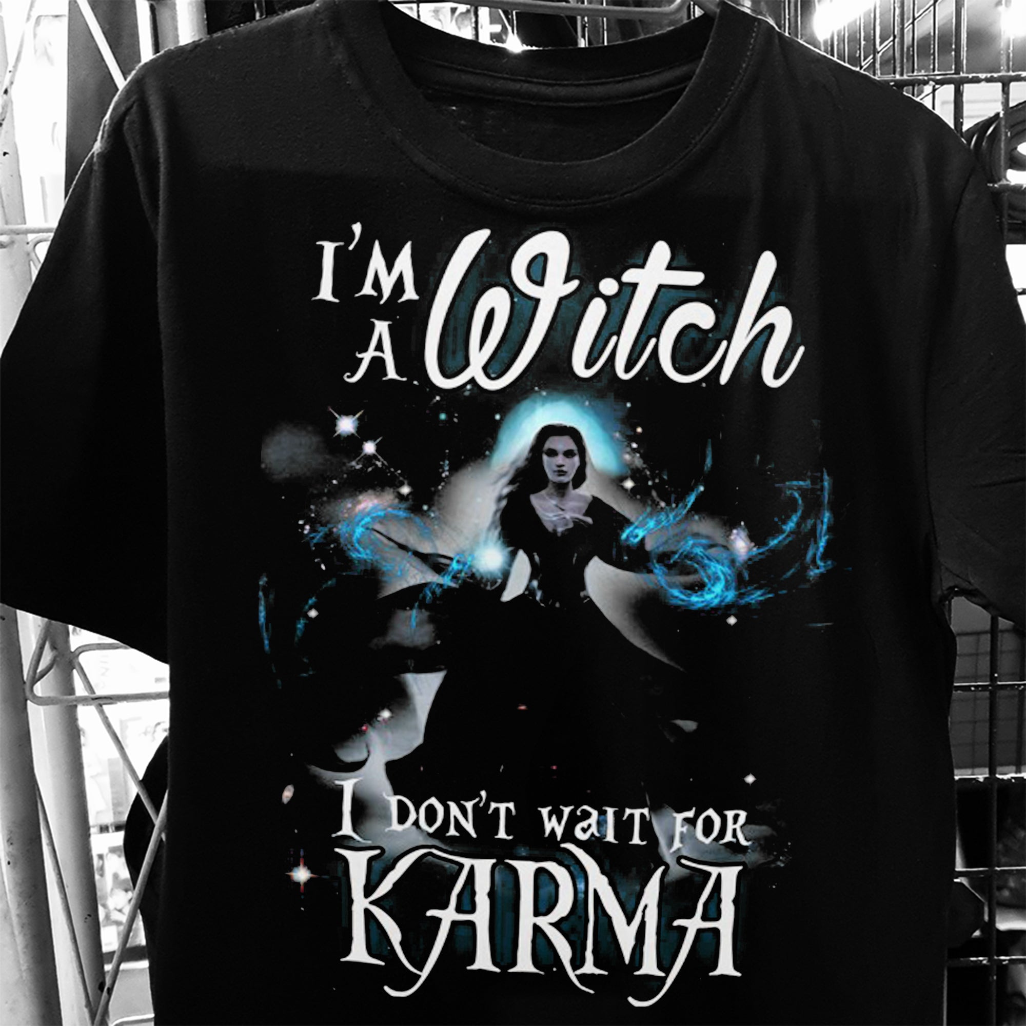 Witch Tshirt I'm A Witch I Don't Wait For Karma-MoonChildWorld