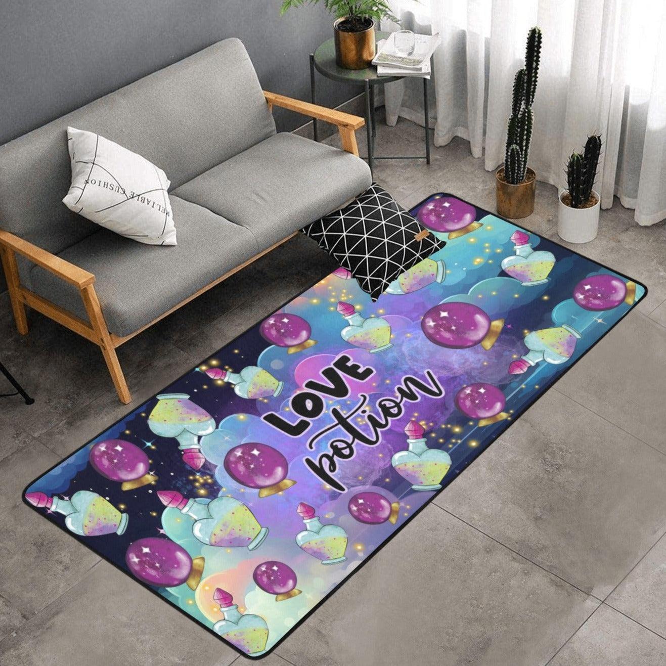 Love potion witchy Area Rug-MoonChildWorld