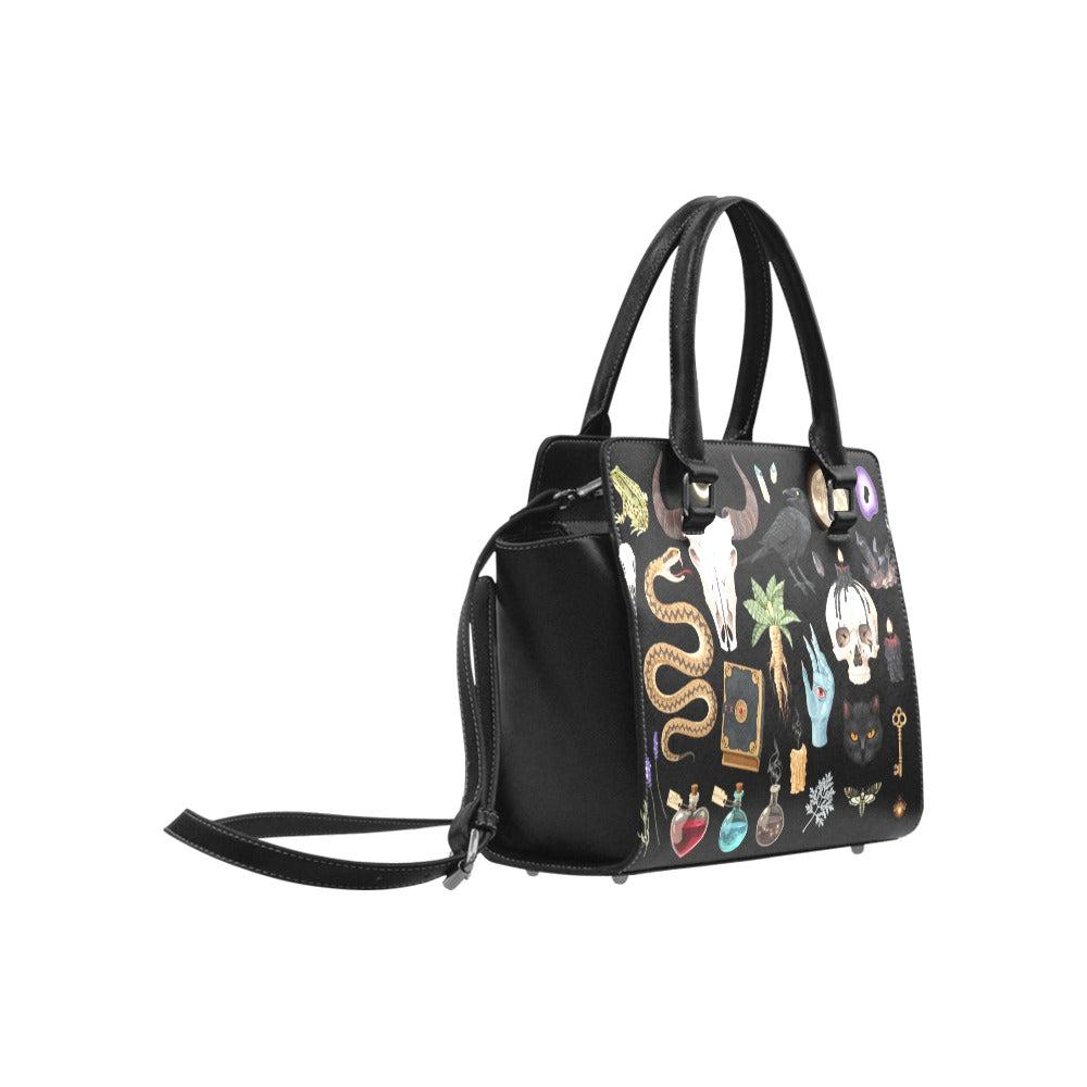 Gothic handbag Witchy Shoulder Handbag-MoonChildWorld
