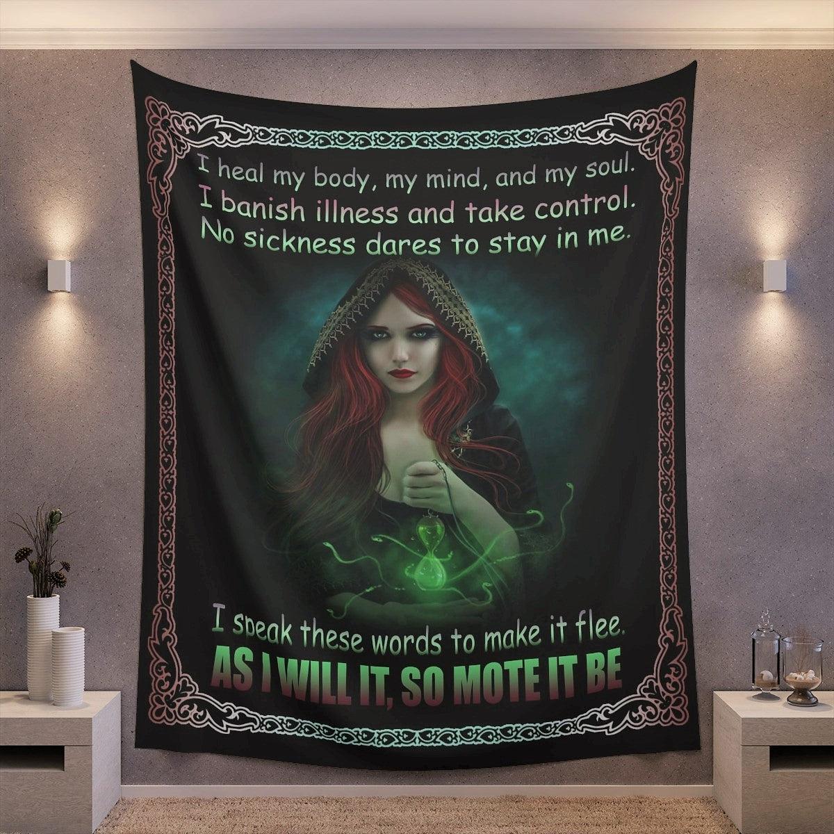 So mote it be wicca tapestry-MoonChildWorld