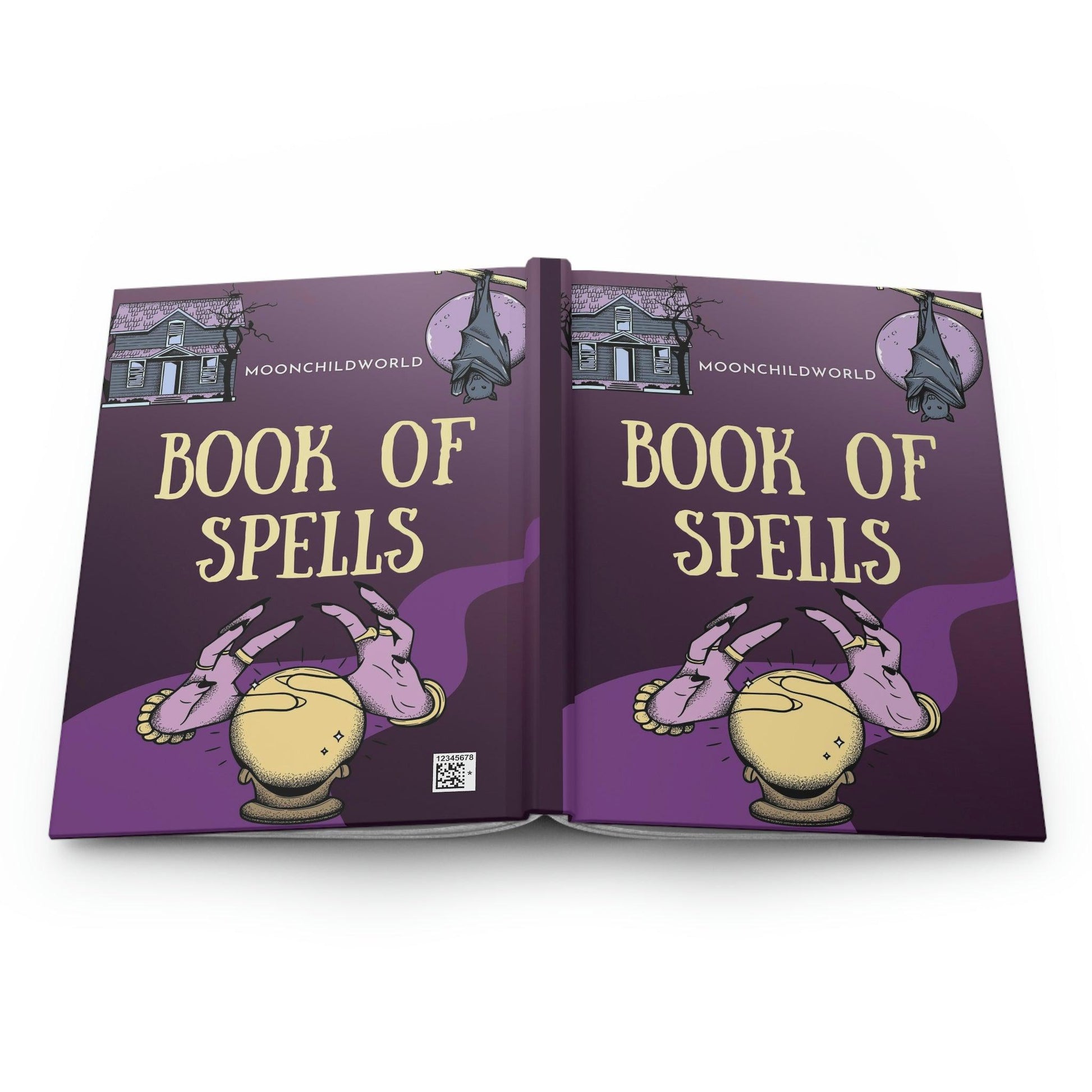 Halloween Witch Notebook Book of spells-MoonChildWorld