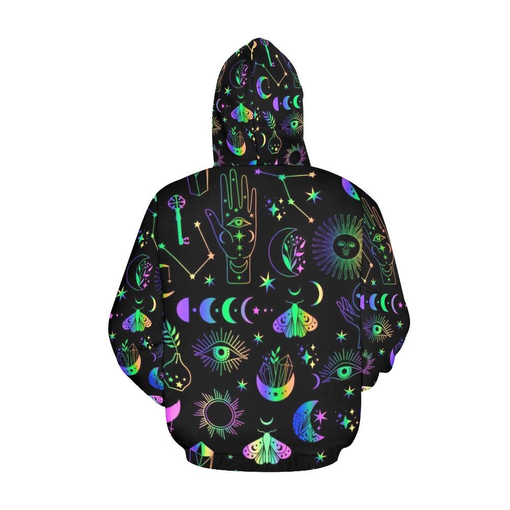 Celestial witchy Hoodie-MoonChildWorld
