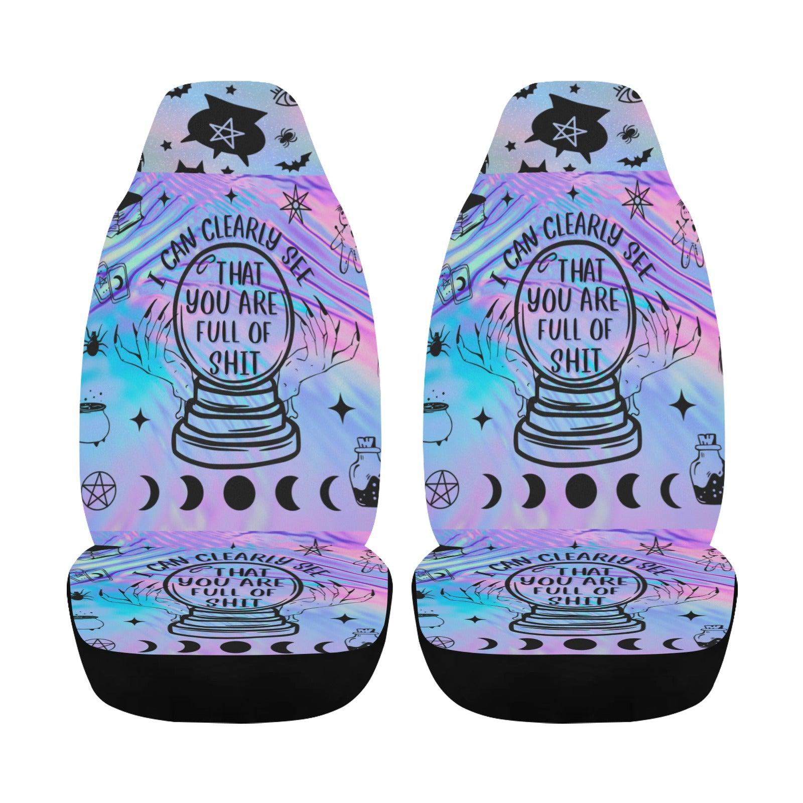 Crystal ball witch Car Seat Covers-MoonChildWorld