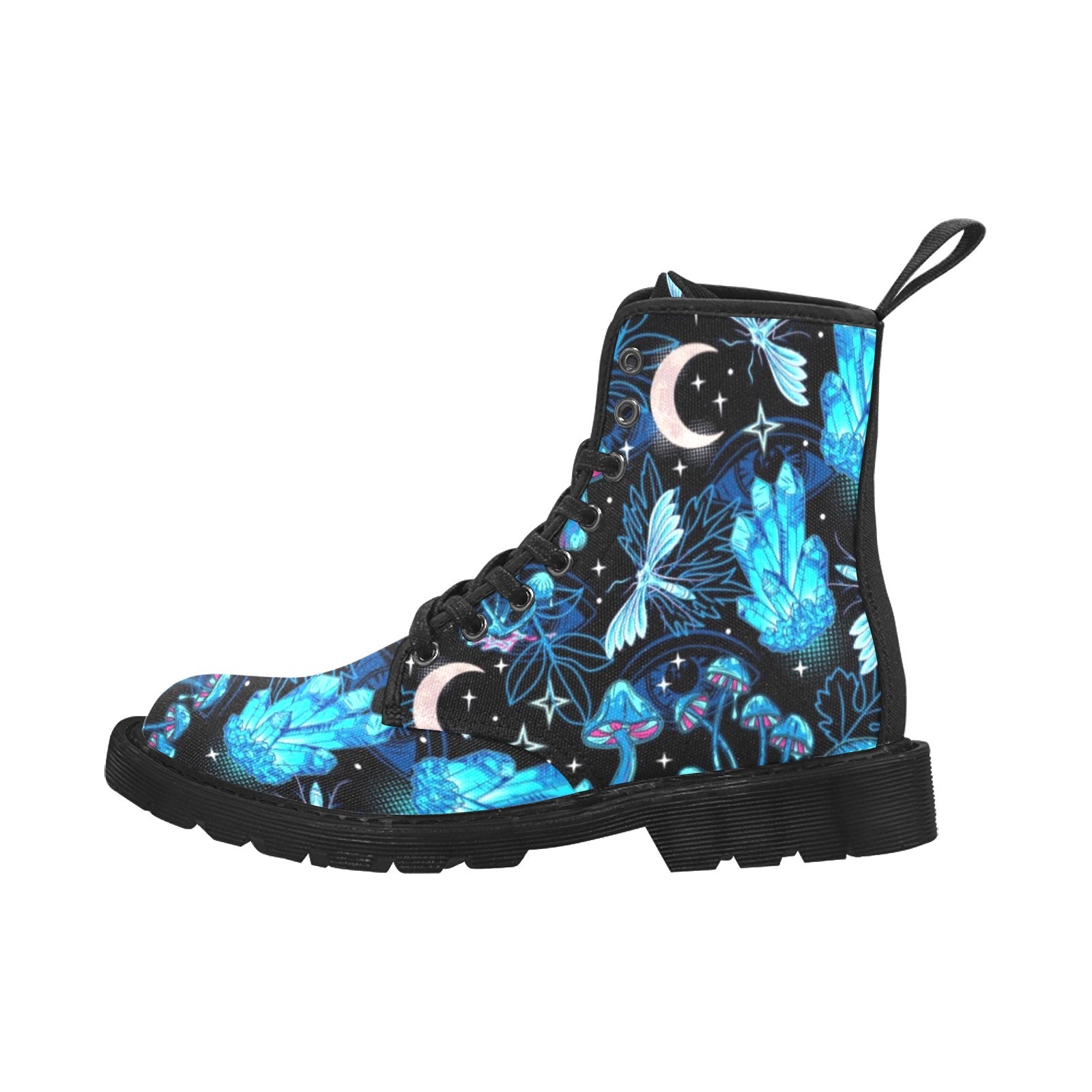 Mystic crystal moon witchy Martin Boots-MoonChildWorld