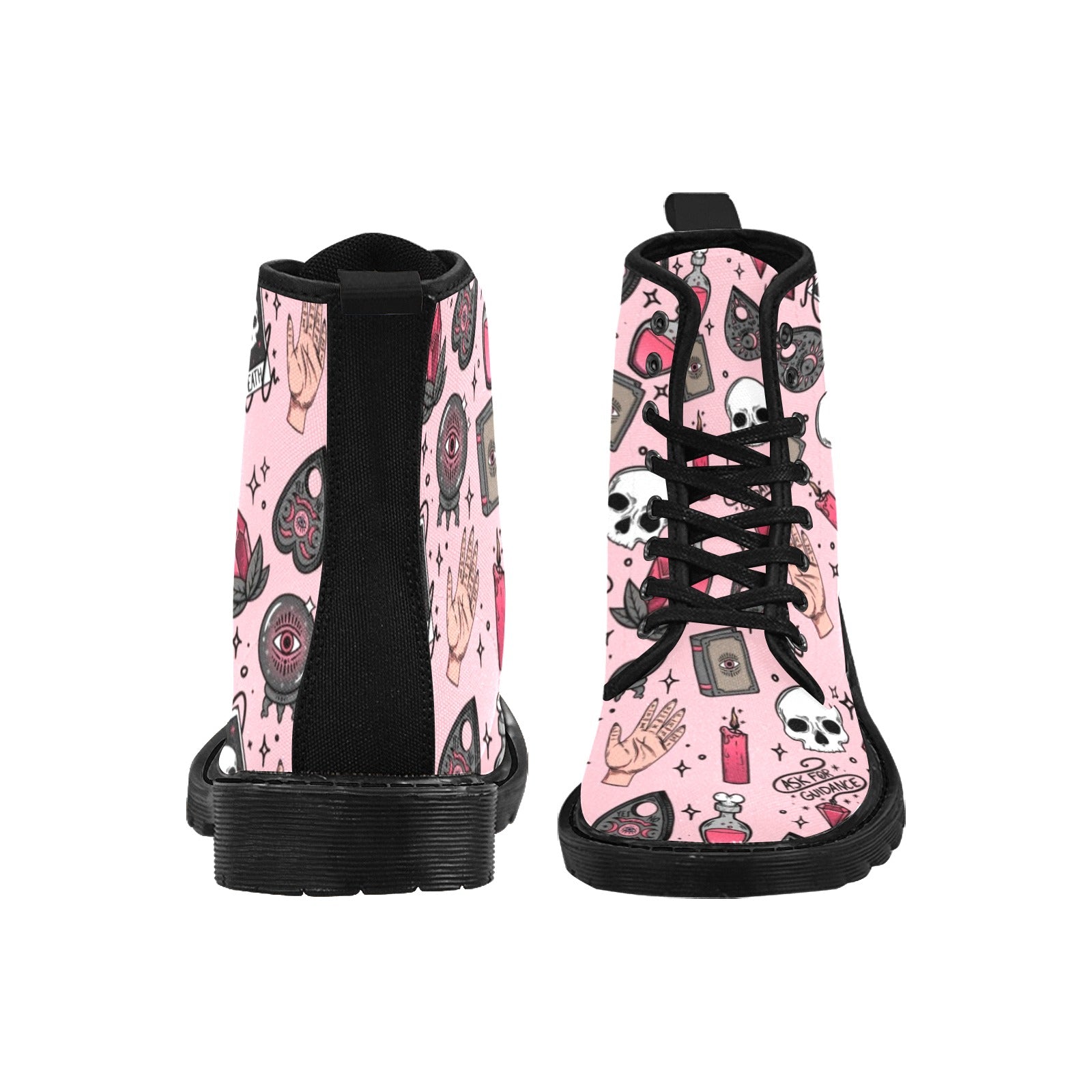 Gothic halloween witch Martin Boots-MoonChildWorld