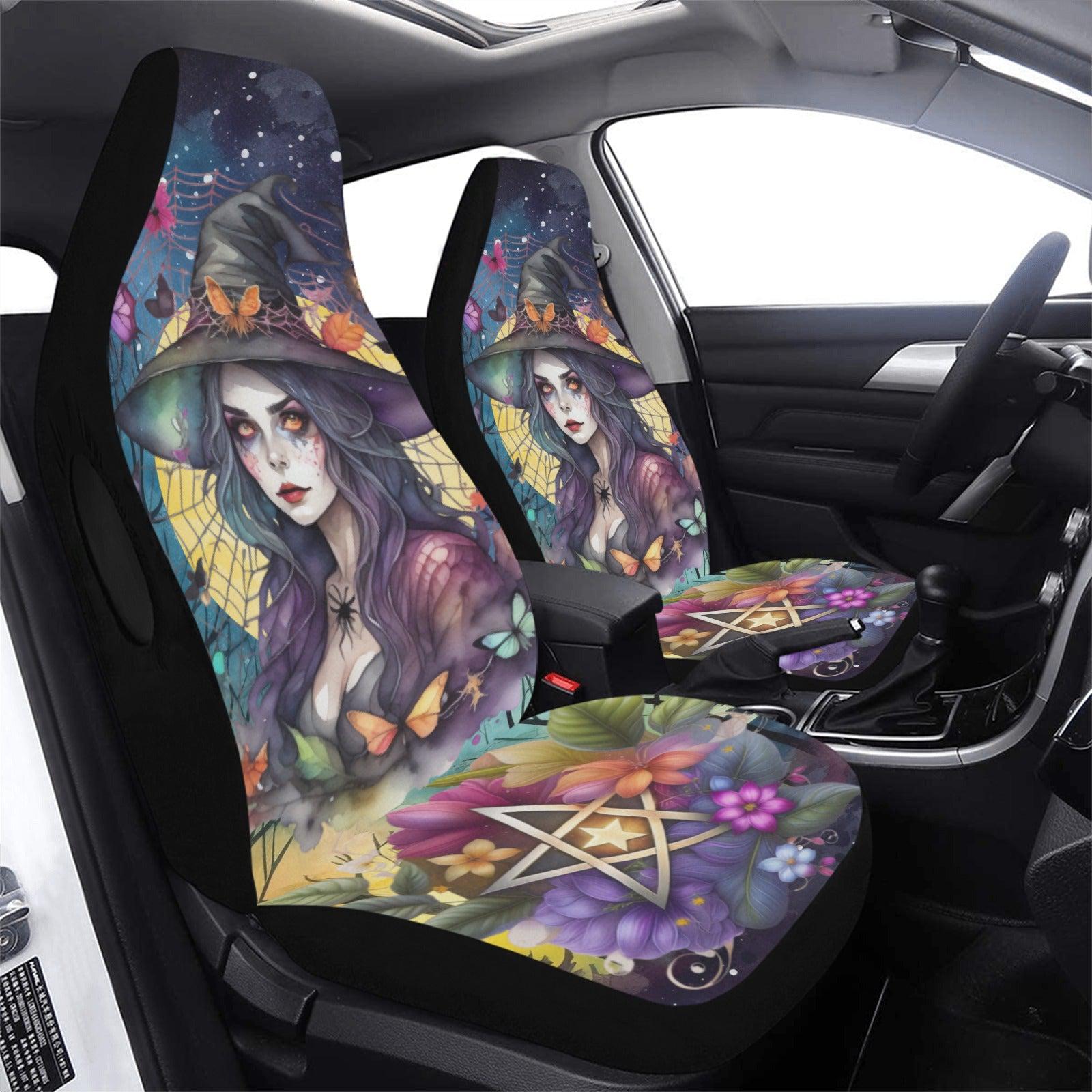 Halloween Witch Car Seat Covers-MoonChildWorld