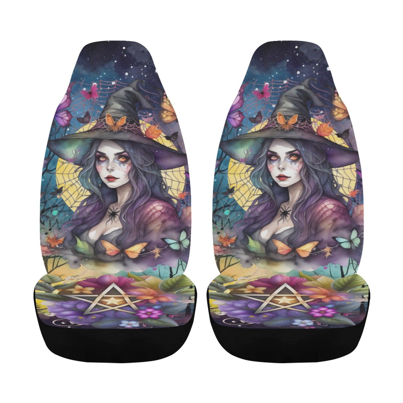 Halloween Witch Car Seat Covers-MoonChildWorld