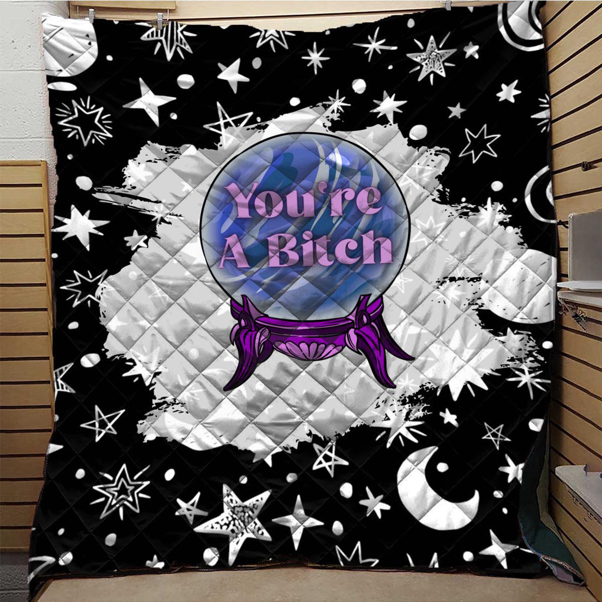 Witchy Blanket Witch Quilt Blanket-MoonChildWorld
