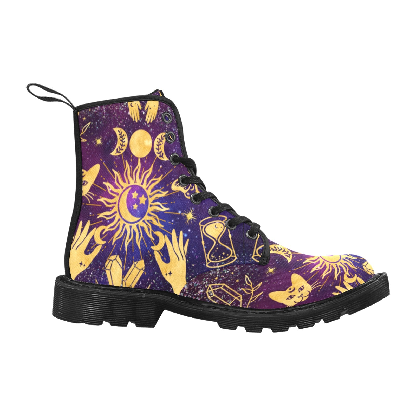 Celestial moon sun wicca Martin Boots-MoonChildWorld