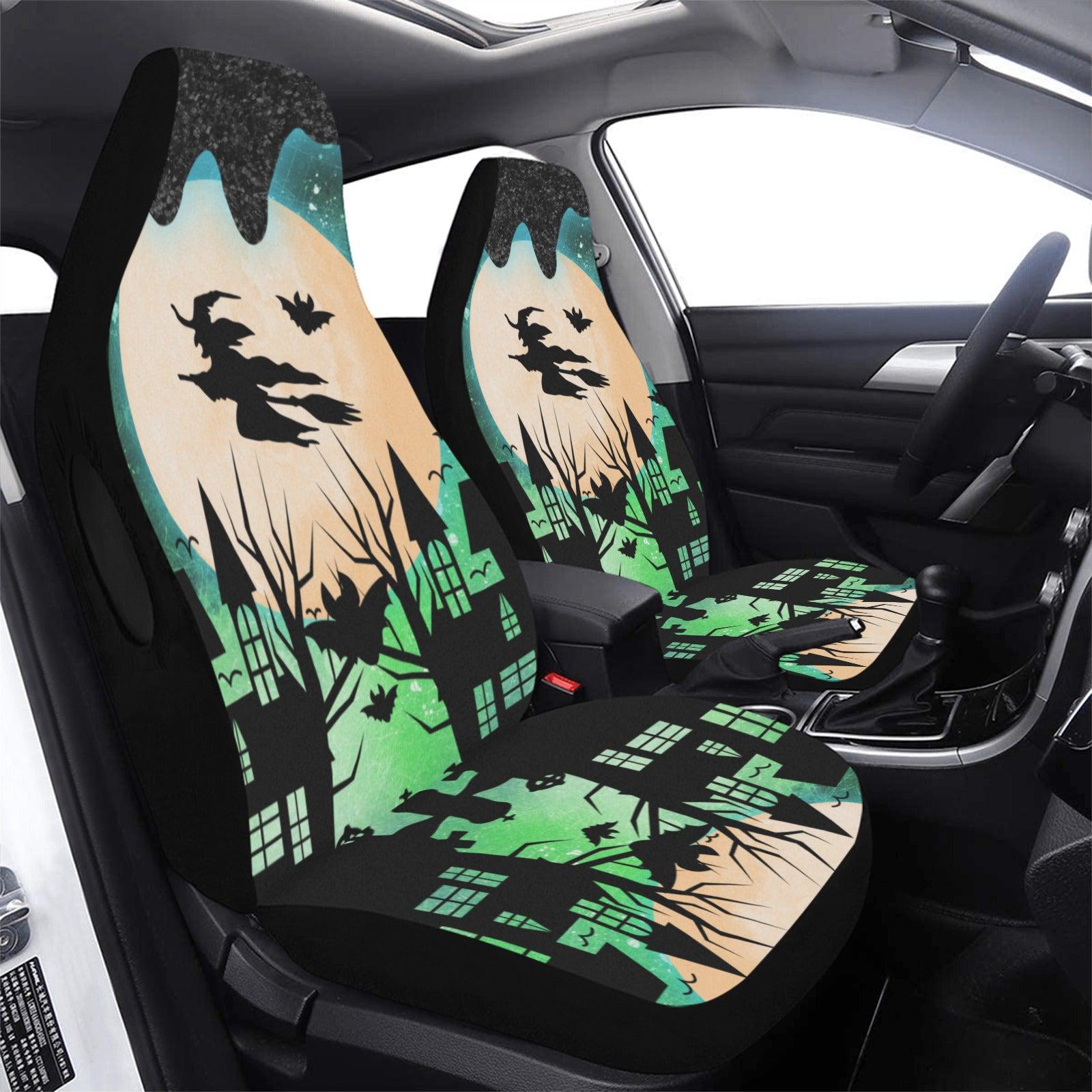 Flying witch Car Seat Covers-MoonChildWorld