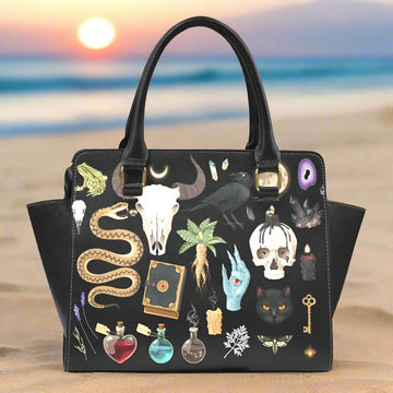 Gothic handbag Witchy Shoulder Handbag-MoonChildWorld