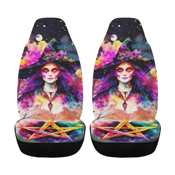 Gothic witch Car Seat Covers