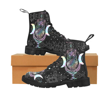 Owl moon wicca Martin Boots