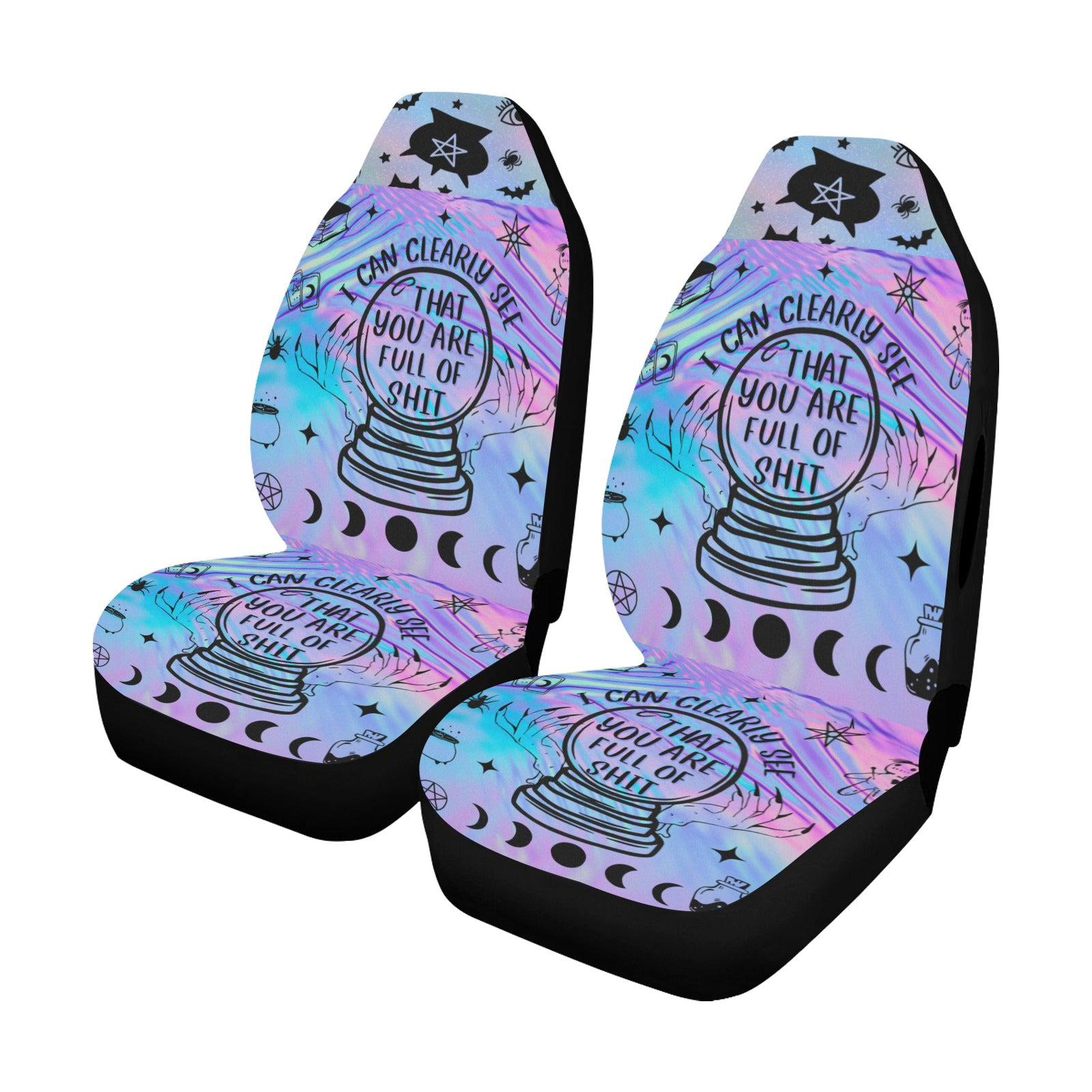 Crystal ball witch Car Seat Covers-MoonChildWorld