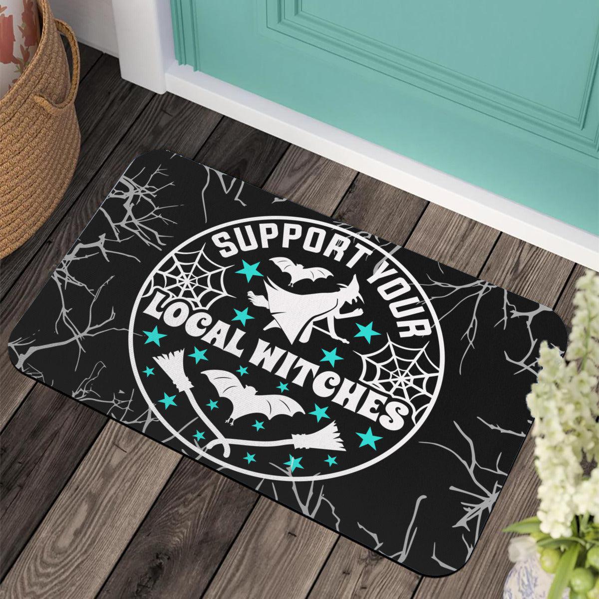 Local witches Witch Doormat Halloween Doormat-MoonChildWorld